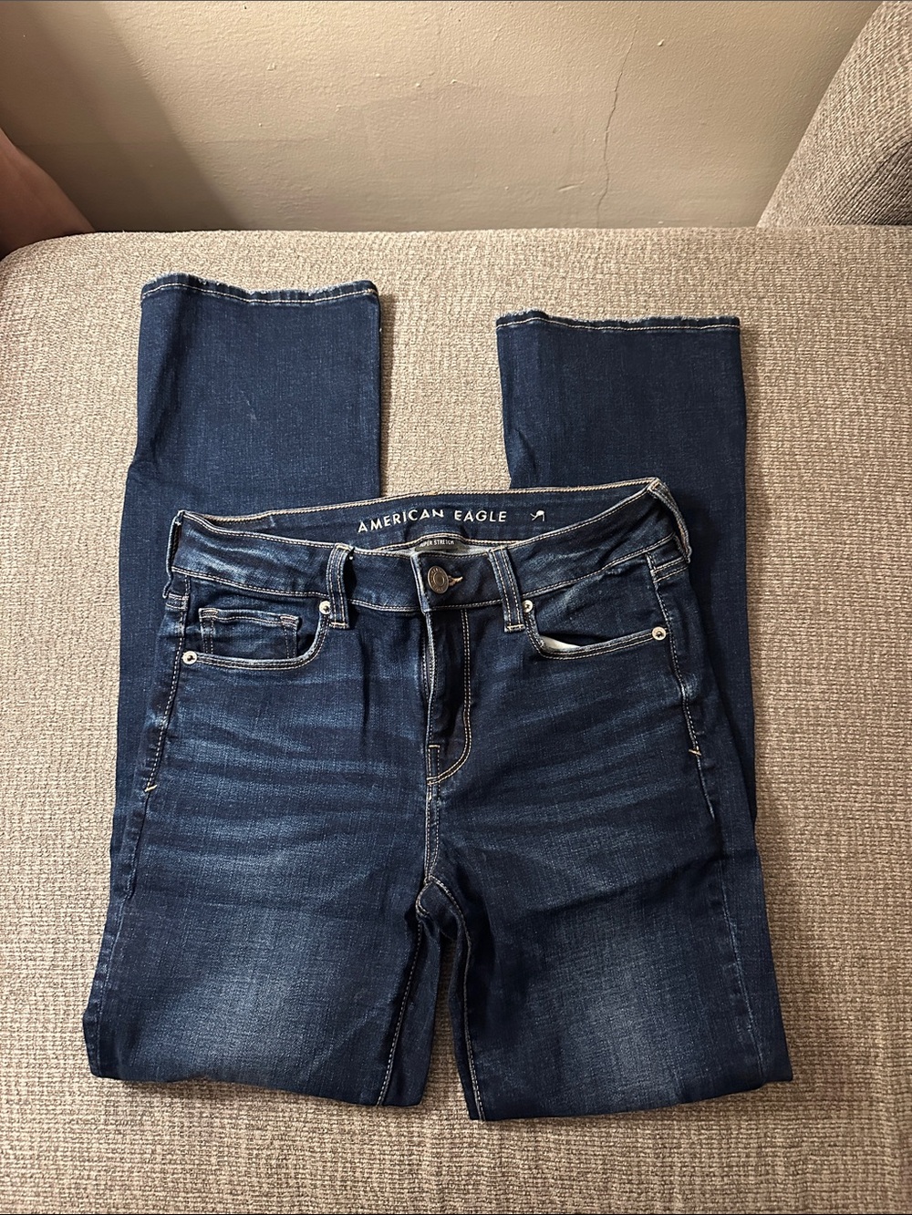 American Eagle Outfitters Dark Indigo Women's Skinny Kick Jeans